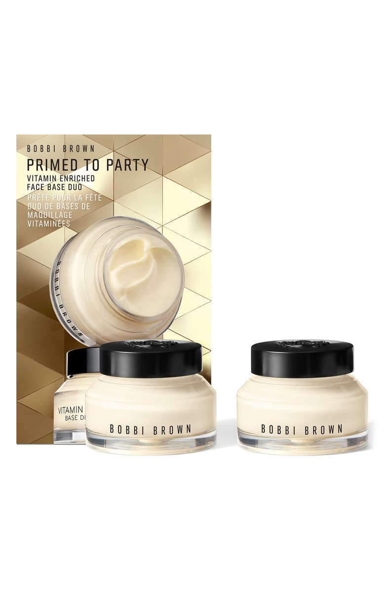 Bobbi Brown Vitamin Enriched Face Base Primer Moisturizer Duo with Vitamin C + Hyaluronic Acid (Limited Edition) $134 Value, Main, color,
