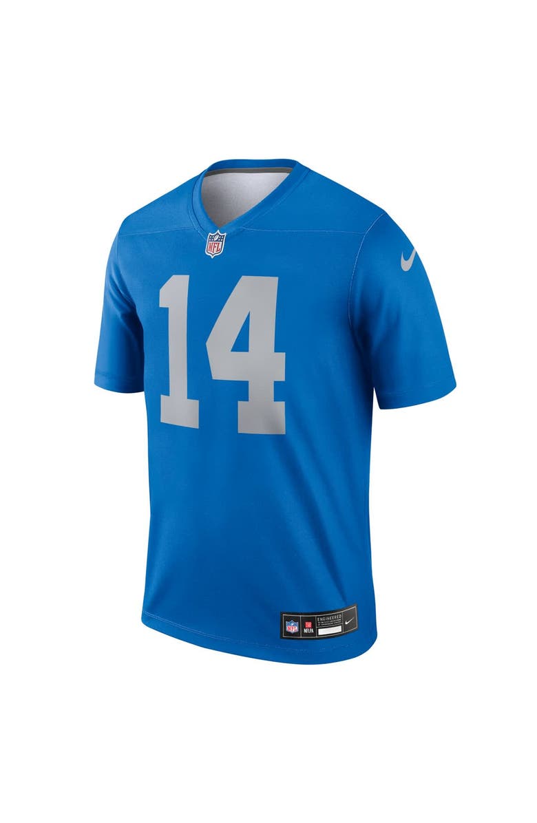 Nike Men's Nike Amon-Ra St. Brown Blue Detroit Lions Alternate Legend Player Performance Top, Alternate, color, Blue