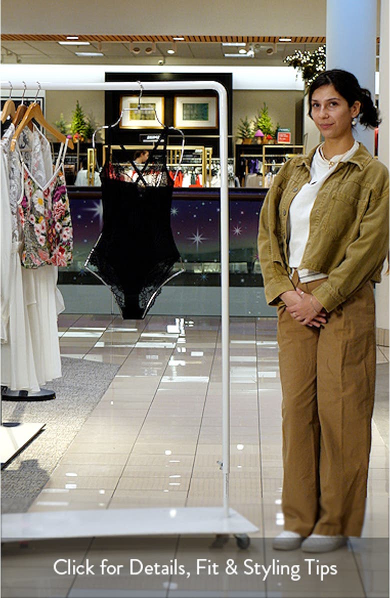 Smoothing Lace Shapewear Bodysuit, sales video thumbnail