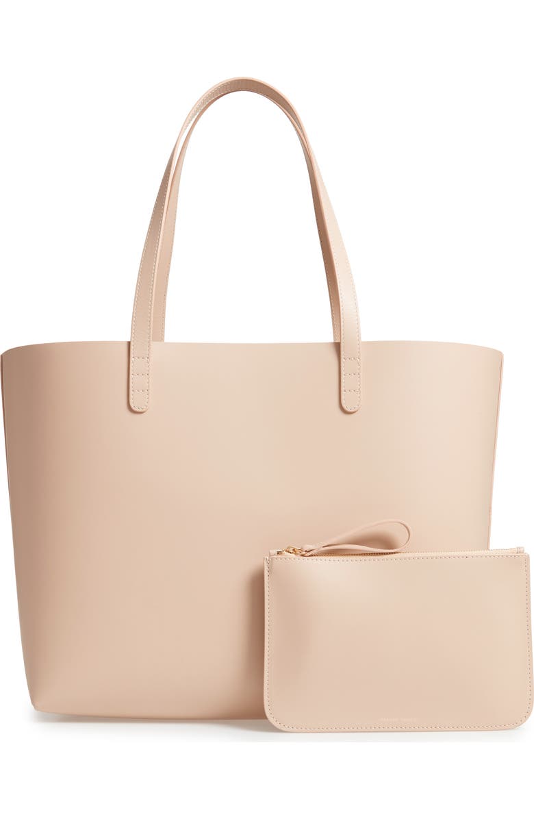 Mansur Gavriel Large Leather Tote, Alternate, color,
