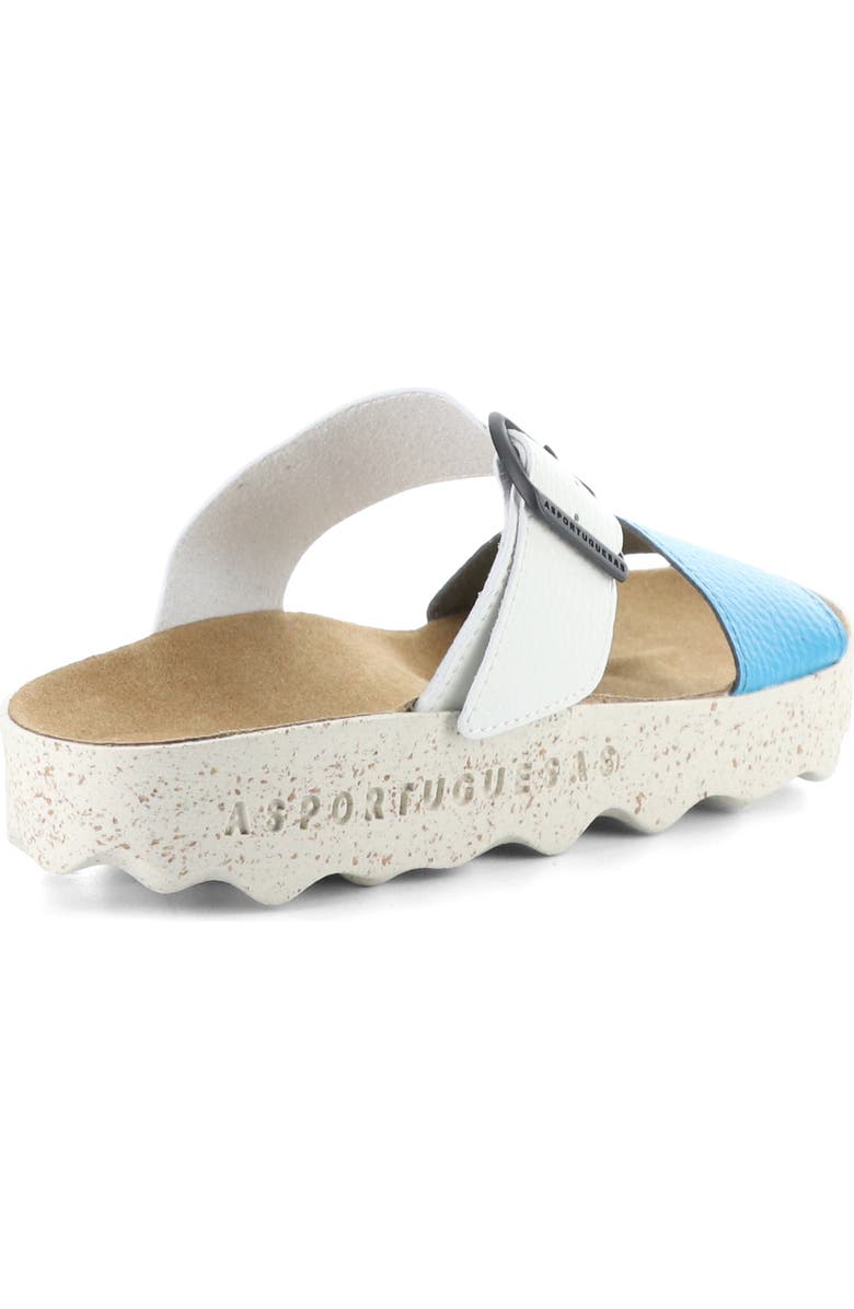 Asportuguesas by Fly London Coly Platform Slide Sandal, Alternate, color, 014 Santoriniwht Faux Leather