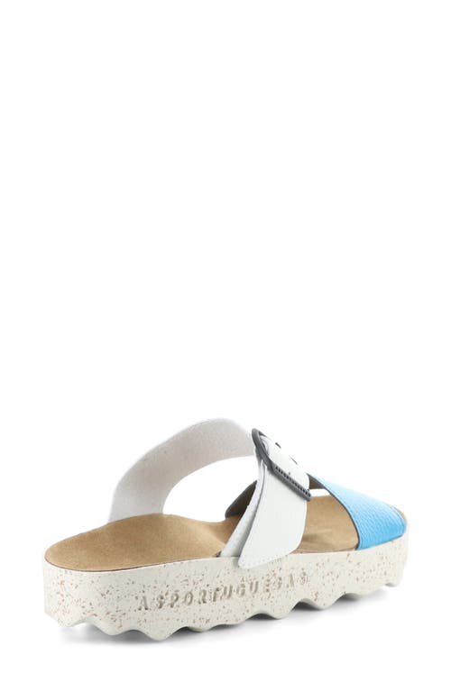 Asportuguesas By Fly London Coly Platform Slide Sandal In Multi