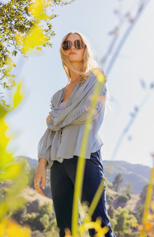 Matty M . Tawny Button-up Shirt In Gray