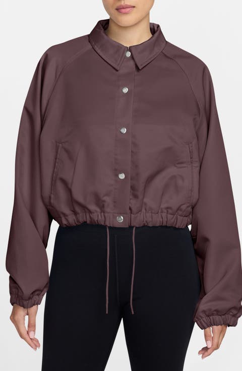 Sportswear Water Repellent Satin Coach Jacket