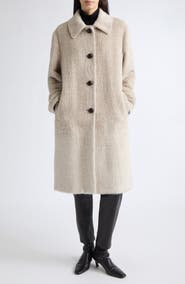 Lafayette 148 New York Glen Plaid Alpaca & Wool Coat
