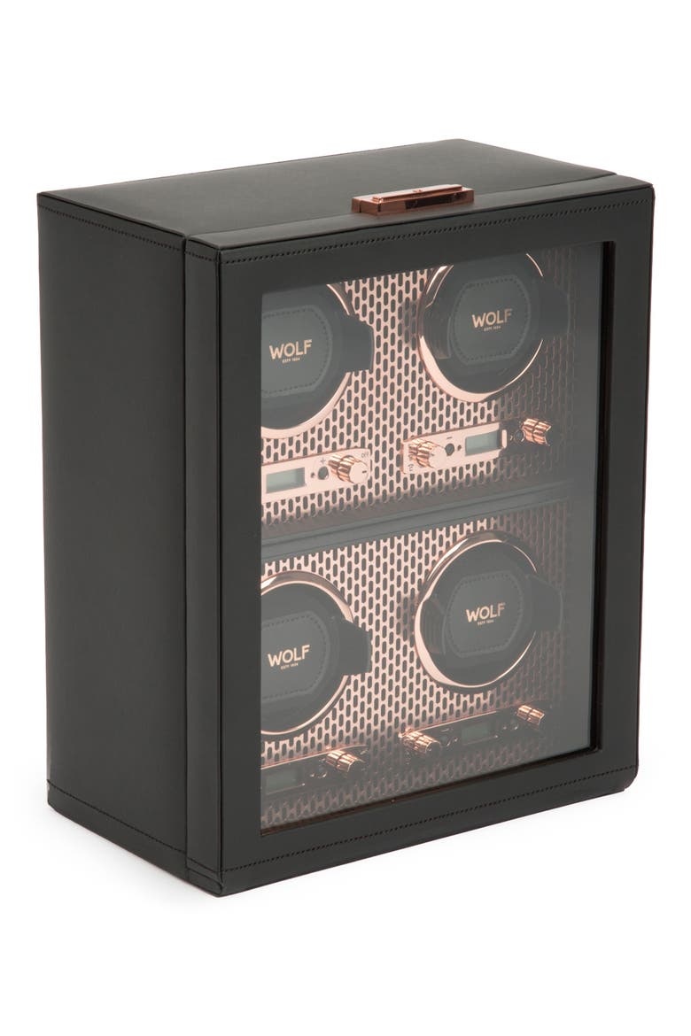 Axis 4 Piece Watch Winder, Main, color, COPPER