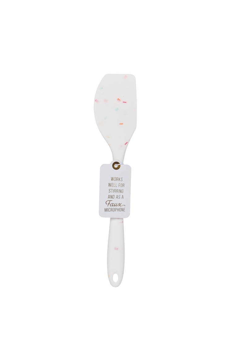 Works Well For Confetti Spatula Rubber White, Main, color, White