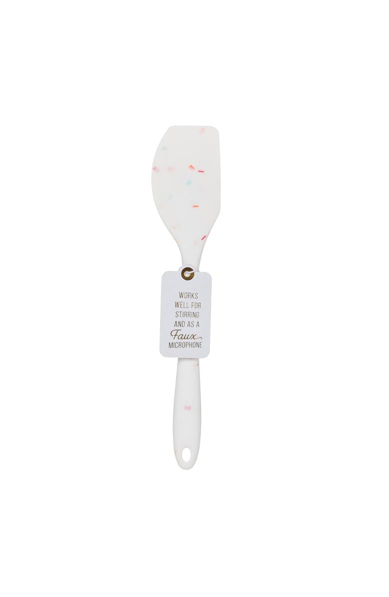 Totalee Gift Works Well For Confetti Spatula Rubber White, Main, color,
