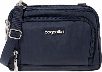 Baggallini Trifecta Wallet RFID Crossbody - Sterling Shimmer Baggallini Trifecta Wallet RFID Crossbody - Sterling Shimmer