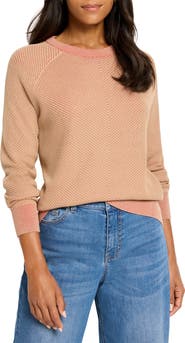 NIC+ZOE Textured Crewneck Sweater