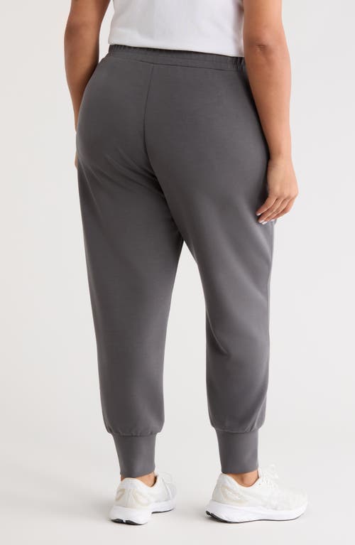 Zella Ultrasoft High Waist Knit Joggers In Gray