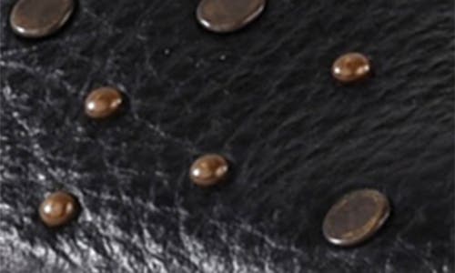 Seychelles Moon Child Stud Mary Jane Flat In Black Leather