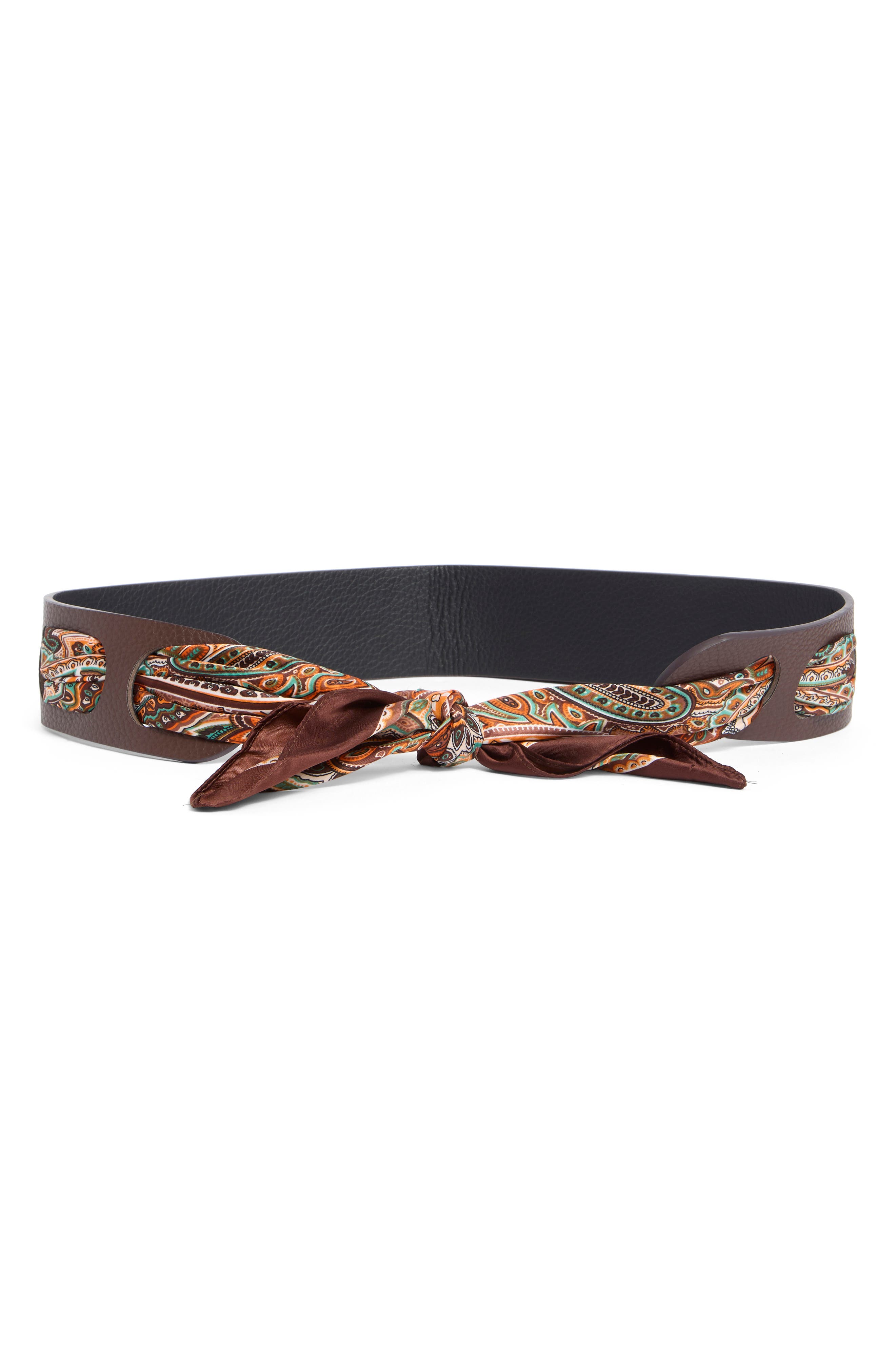 3PK SCARF CINCH BELT SET
