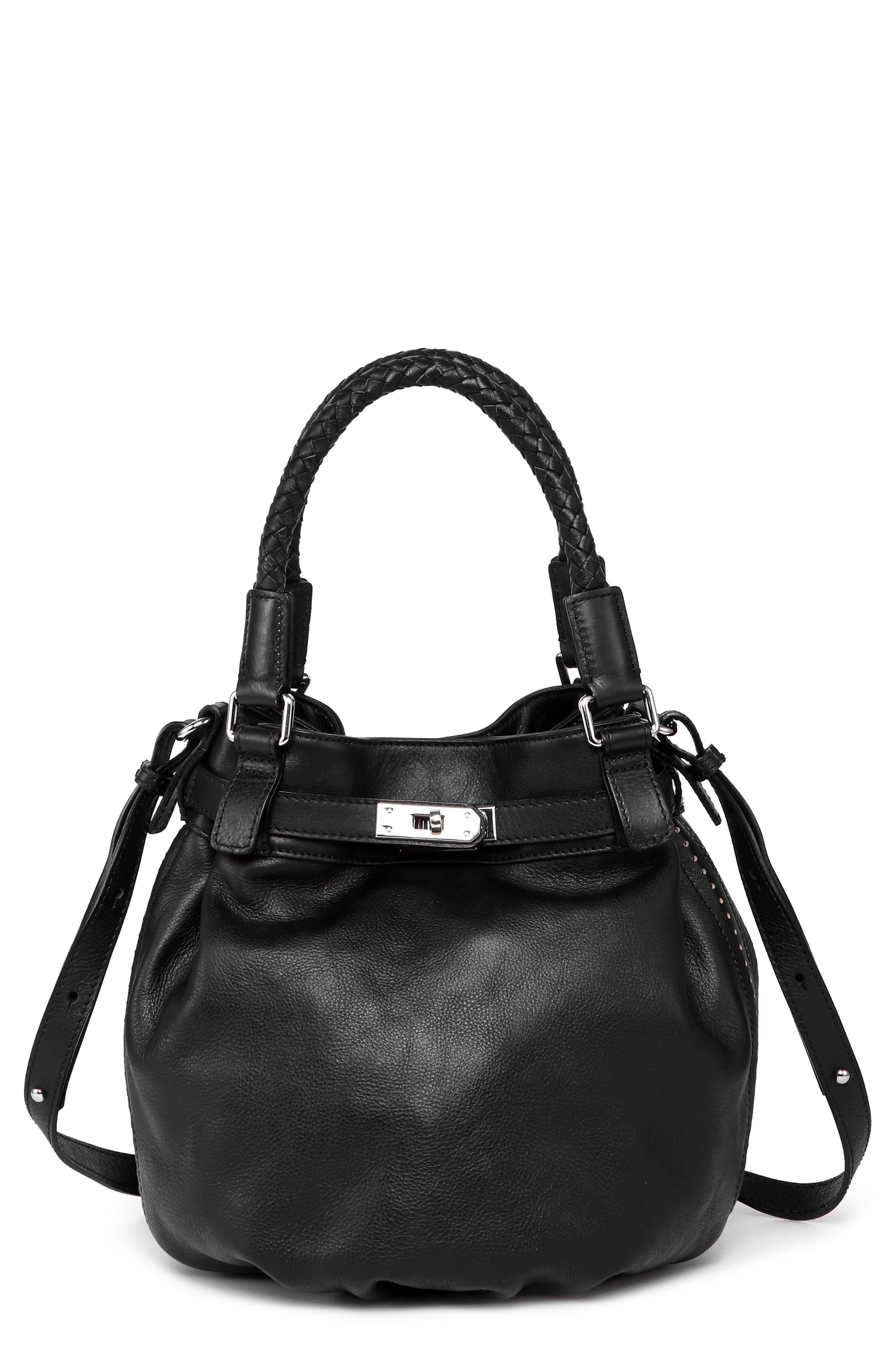 OLD TREND Leather Pumpkin Bucket Bag
