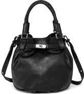 OLD TREND Leather Pumpkin Bucket Bag