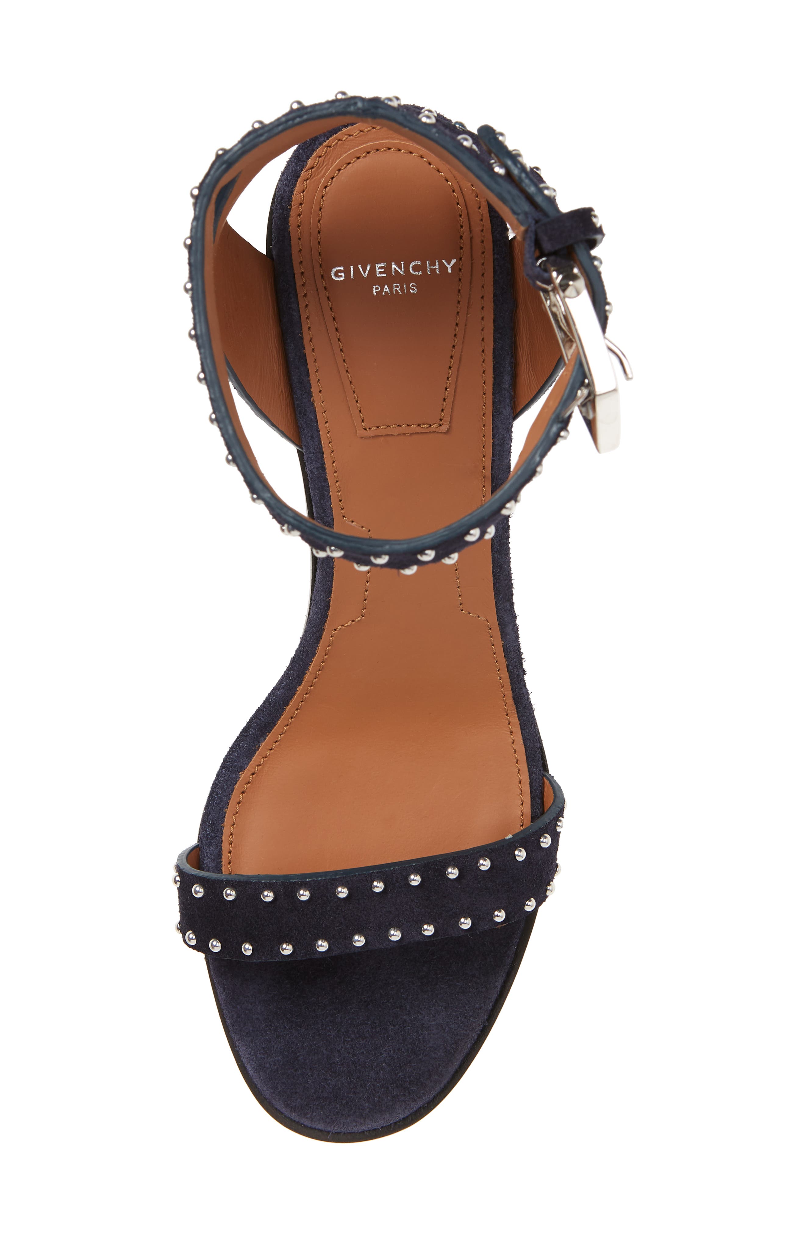 Givenchy Studded Ankle Strap Sandal, Alternate, color, 