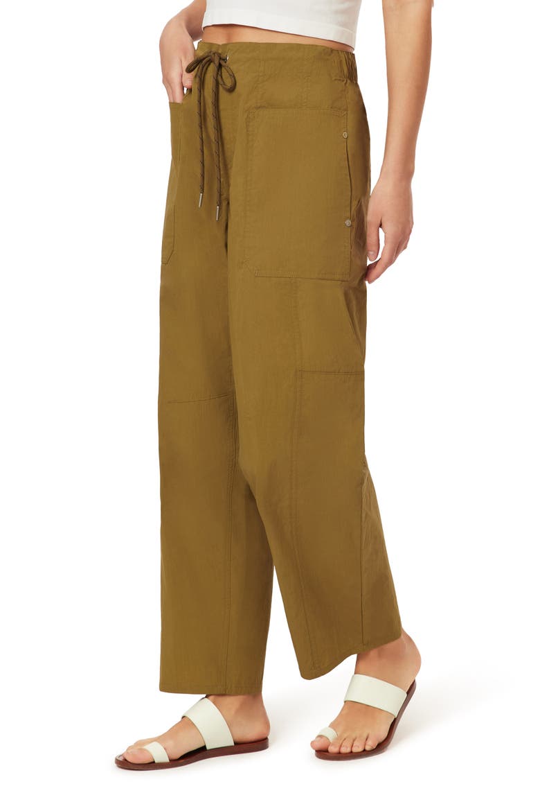 The Arc Barrel Leg Drawstring Pants, Alternate, color, KHAKI GREEN