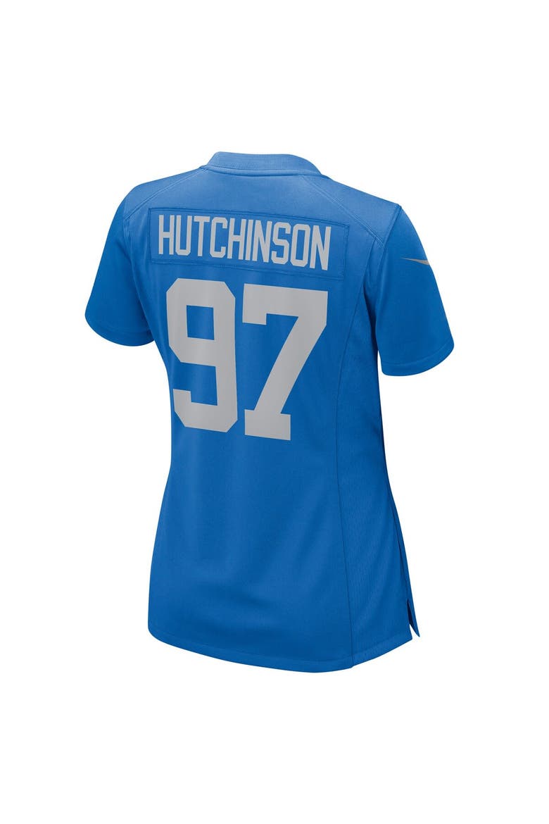 Women's Nike Aidan Hutchinson Blue Detroit Lions Player Jersey, Alternate, color, Blue
