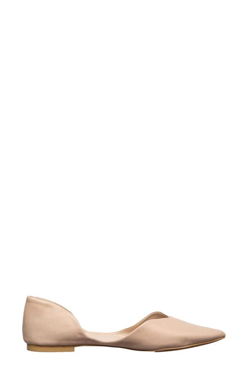 Antelope Thea Pointed Toe Flat In Neutral
