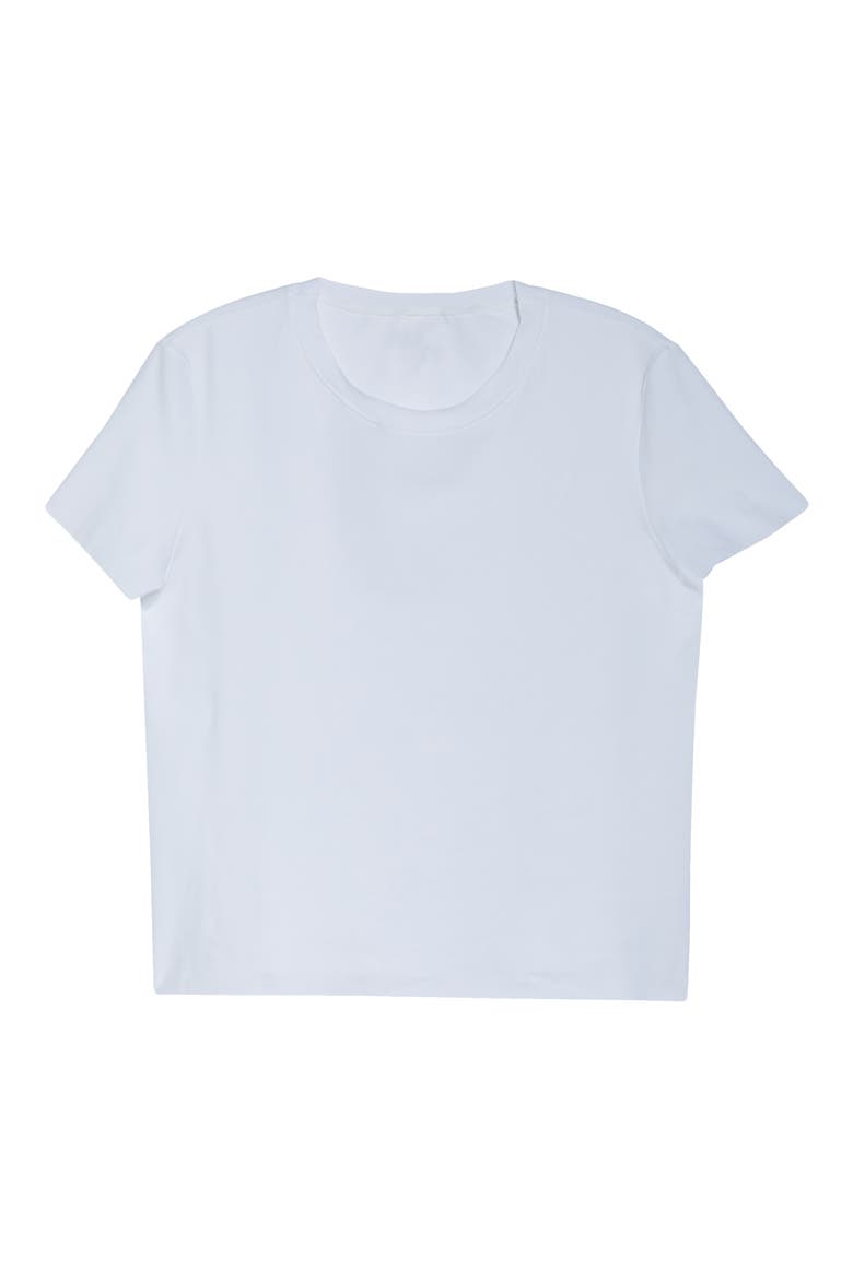 Essential Crewneck Tee, Alternate, color, WHITE