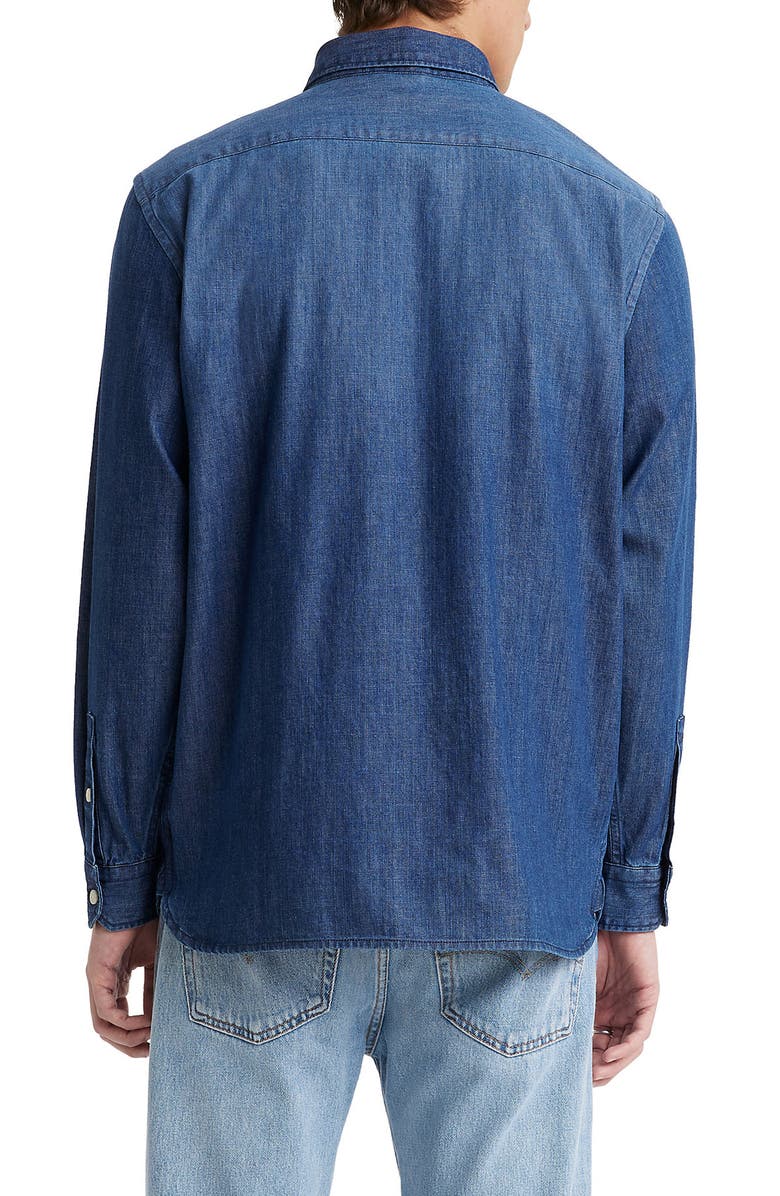 Levi's<sup>®</sup> Jackson Worker Denim Button-Up Shirt, Alternate, color, 