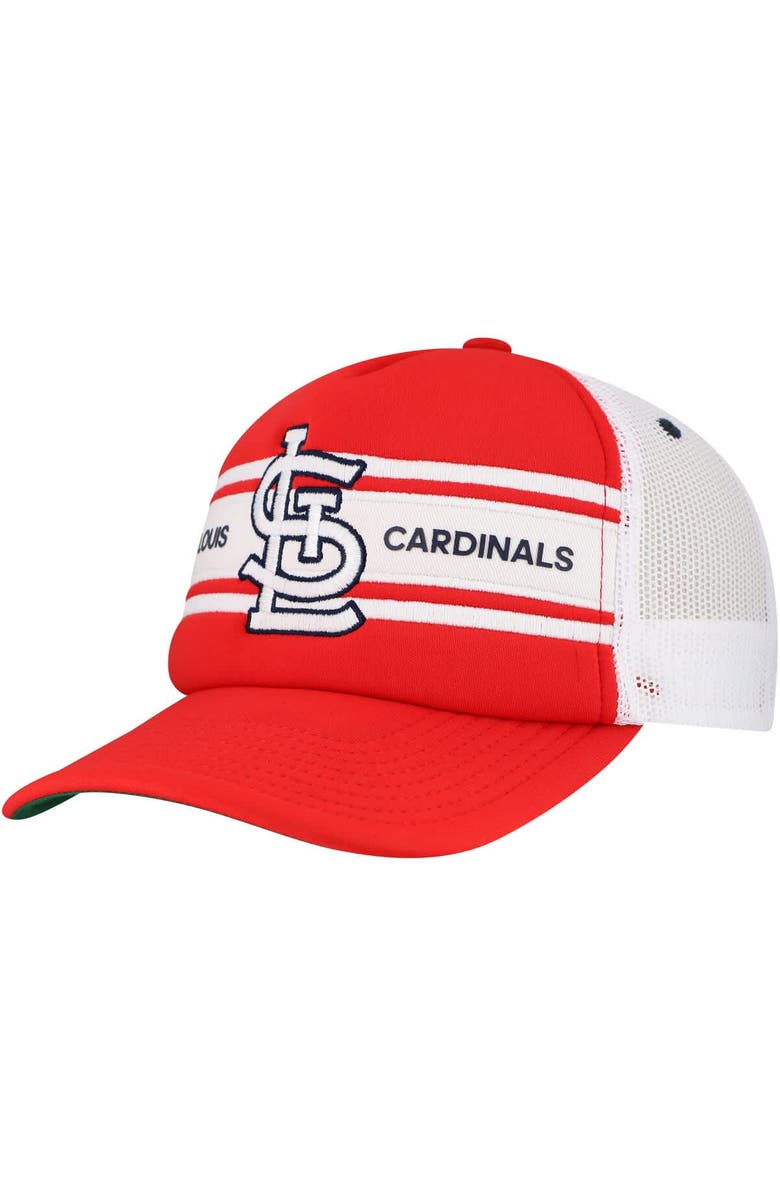 Mitchell & Ness Men's Red St. Louis Cardinals Sideline Trucker Adjustable Hat, Main, color, Red