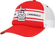 Mitchell & Ness Men's   Red St. Louis Cardinals Sideline Trucker Adjustable Hat