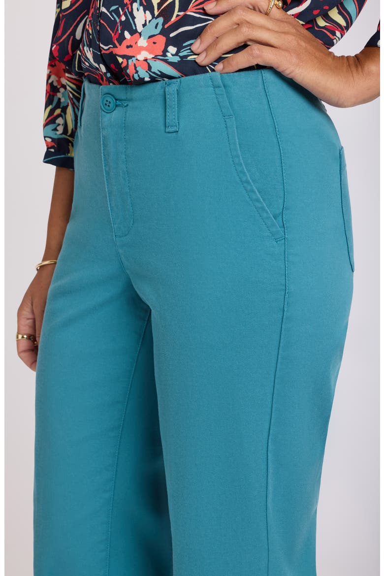 Marilyn Ankle Straight Leg Twill Pants, Alternate, color, HARBOR BLUE