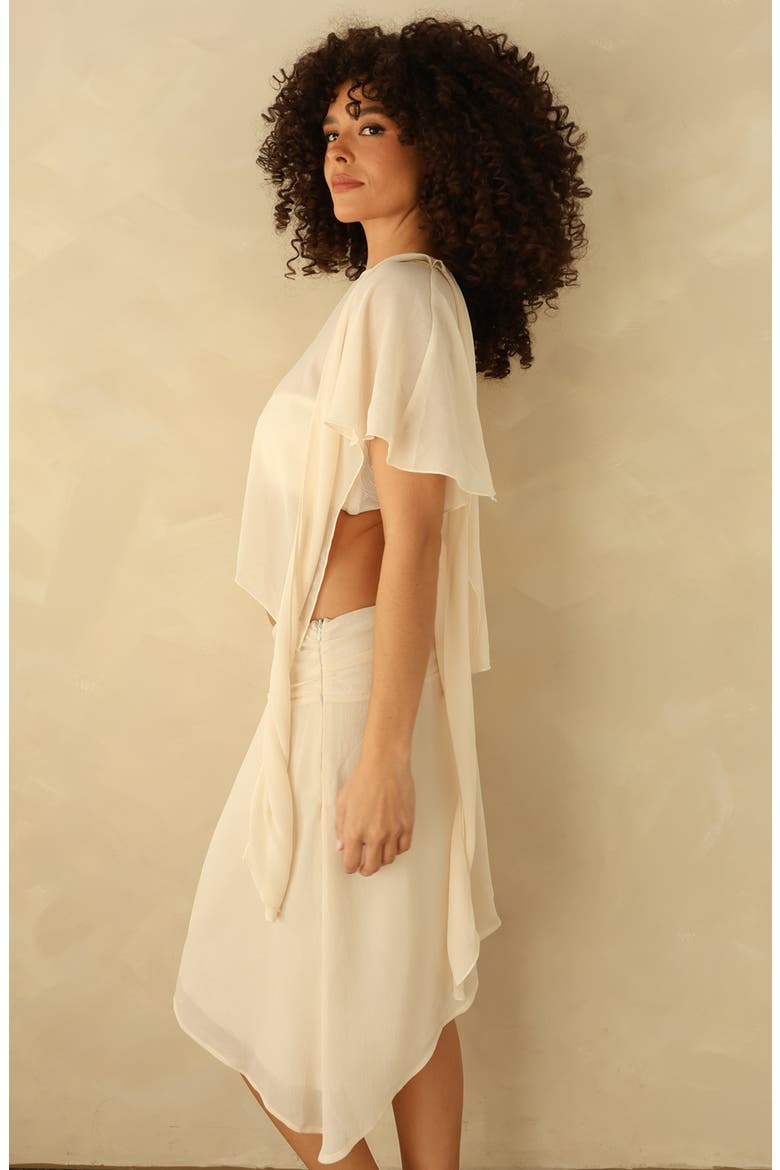 Sunbeam Skirt, Alternate, color, Dove
