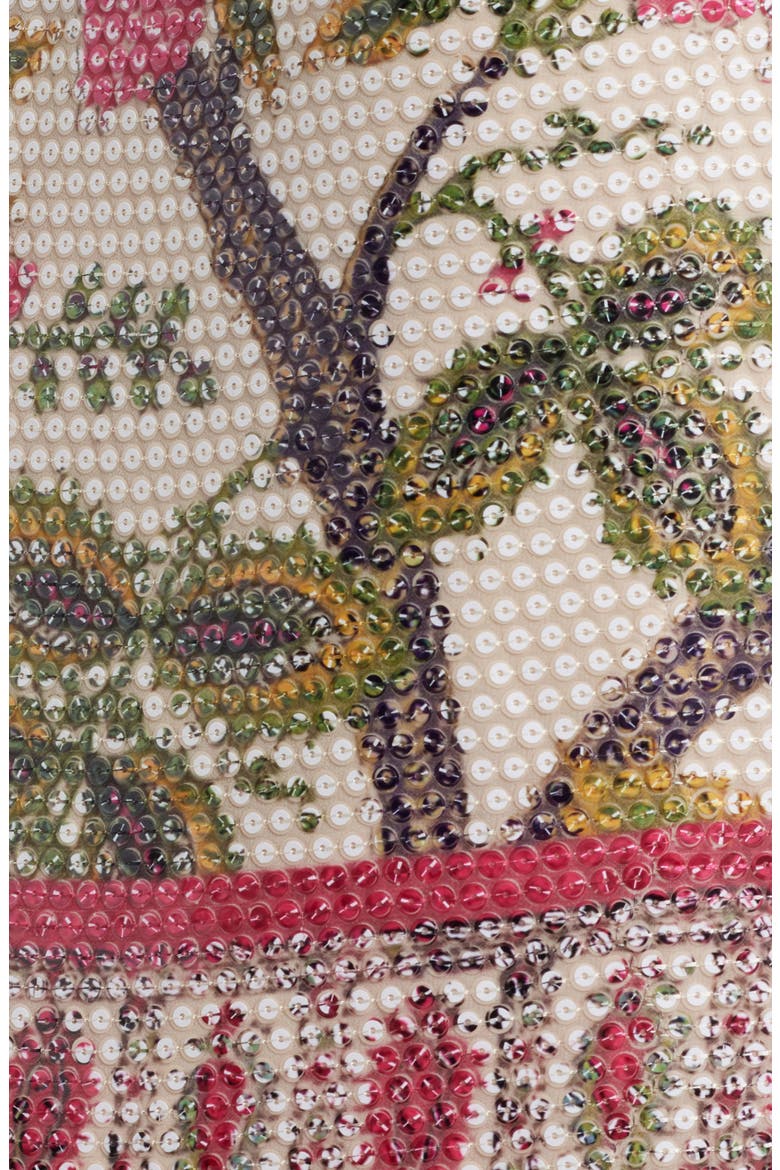 Vivienne Floral Sequin Skirt, Alternate, color, IVORY MULTI