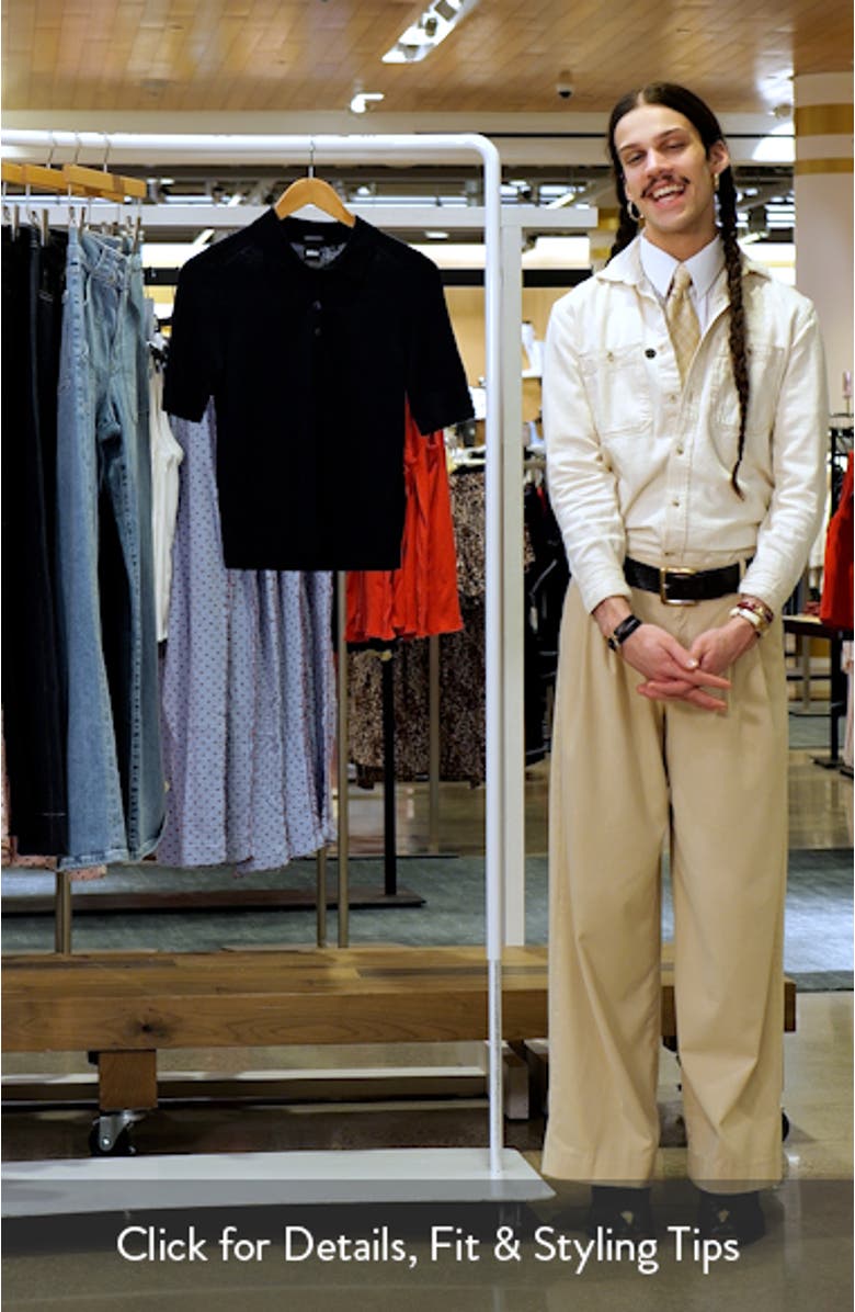 Fidenka Virgin Wool Polo Sweater, sales video thumbnail