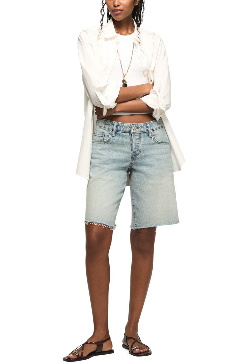 Baggy Cutoff Denim Shorts, Alternate, color, BRAT ENERGY WASH