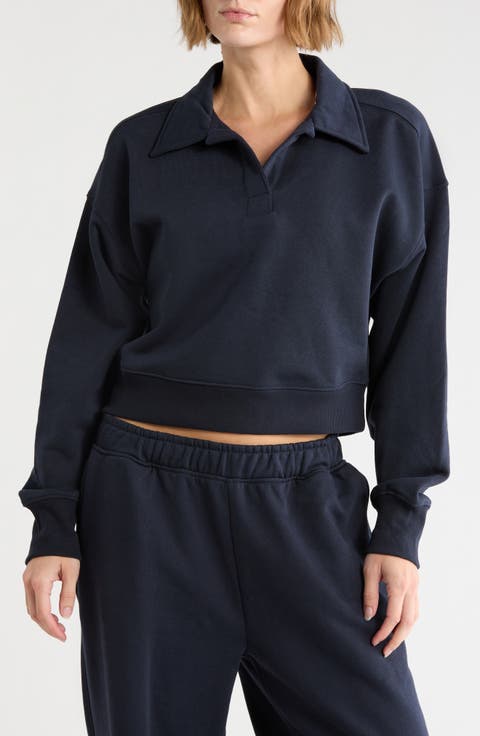 Silicon Fleece Portland Johnny Collar Sweatshirt