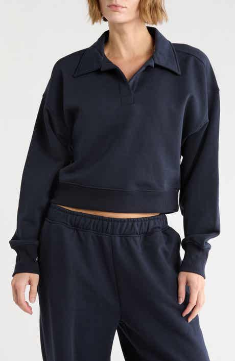 Silicon Fleece Portland Johnny Collar Sweatshirt