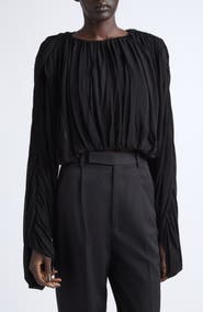 HEIRLOME Micka Ruched Jersey Top