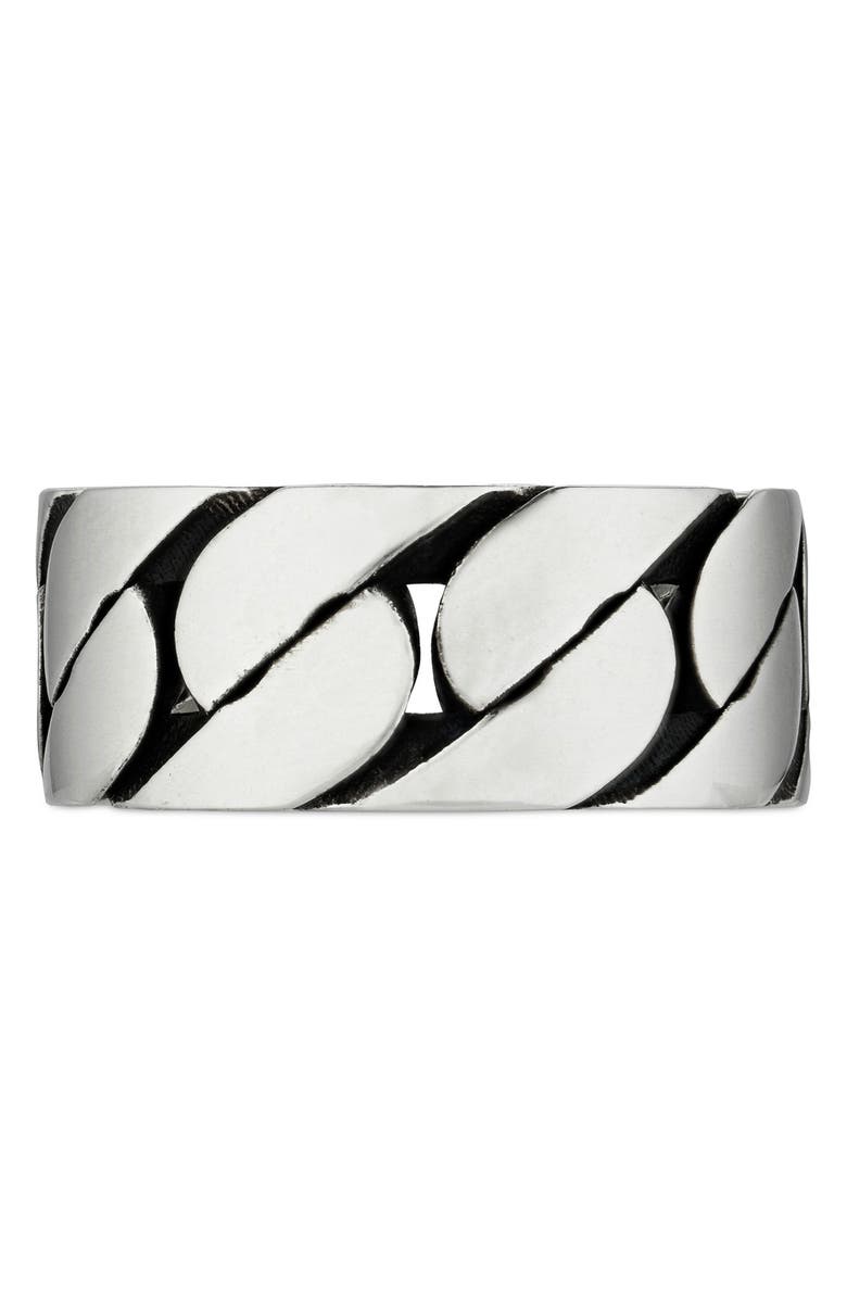 Gucci Interlocking-G Band Ring, Alternate, color,