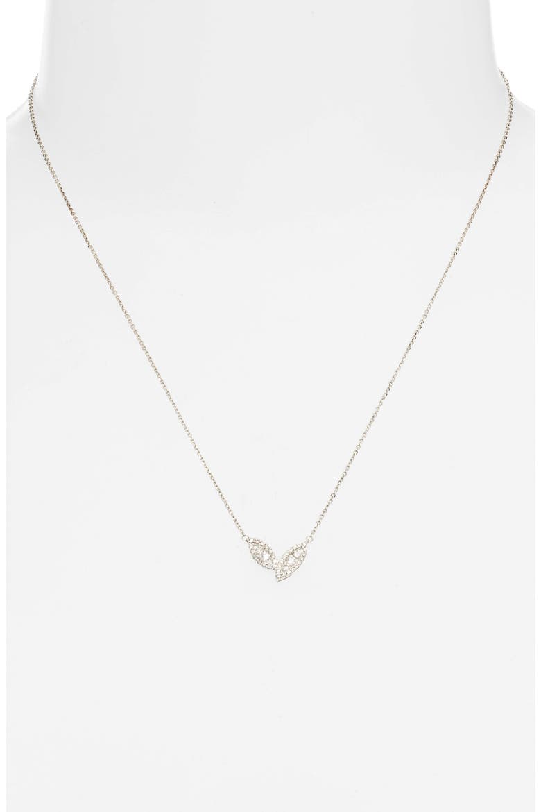 Audrey Diamond Marquise Pendant Necklace (Nordstrom Exclusive), Alternate, color, WHITE GOLD/ DIAMOND