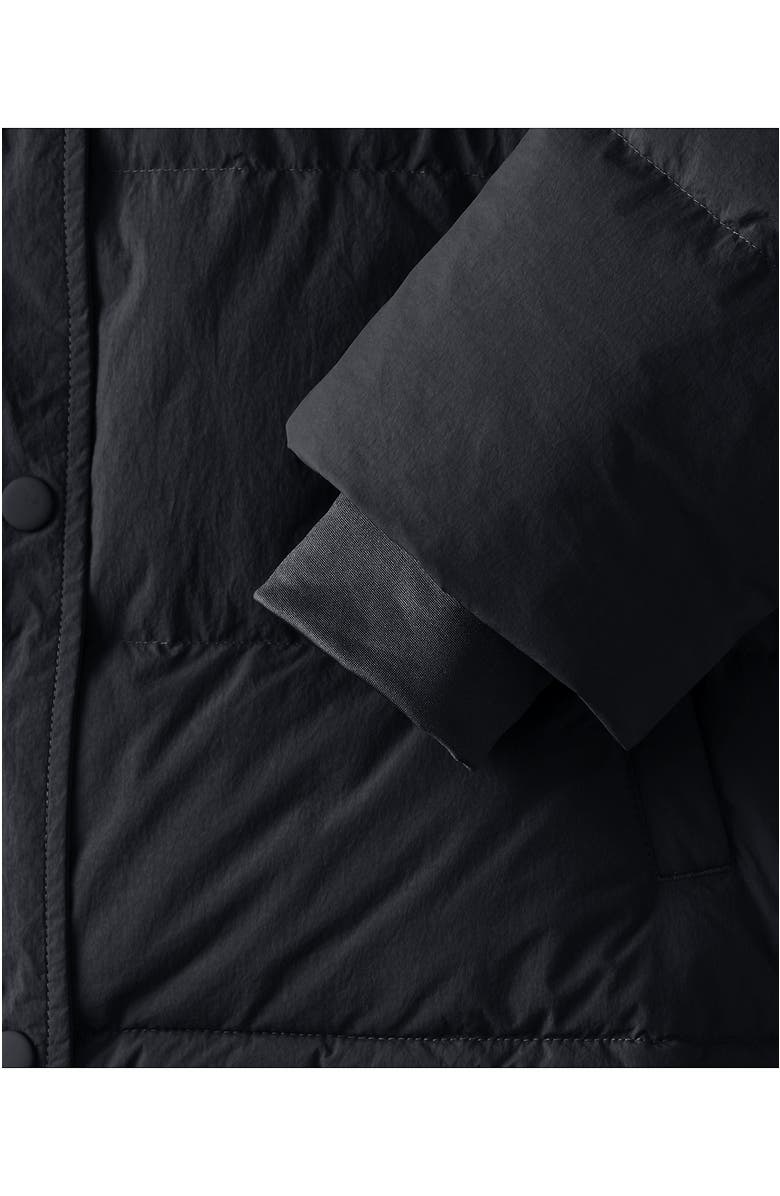 Lands' End Wide Channel 600 Down Puffer Jacket, Alternate, color, Black