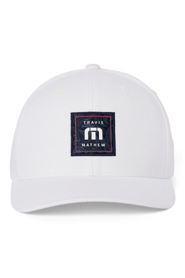 Final Boarding Six-Panel Snapback Cap, Alternate, color, WHITE
