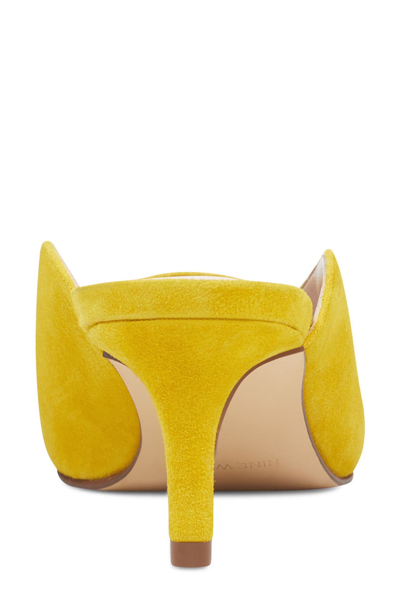 Famille Mule, Alternate, color, CITRINE YELLOW SUEDE