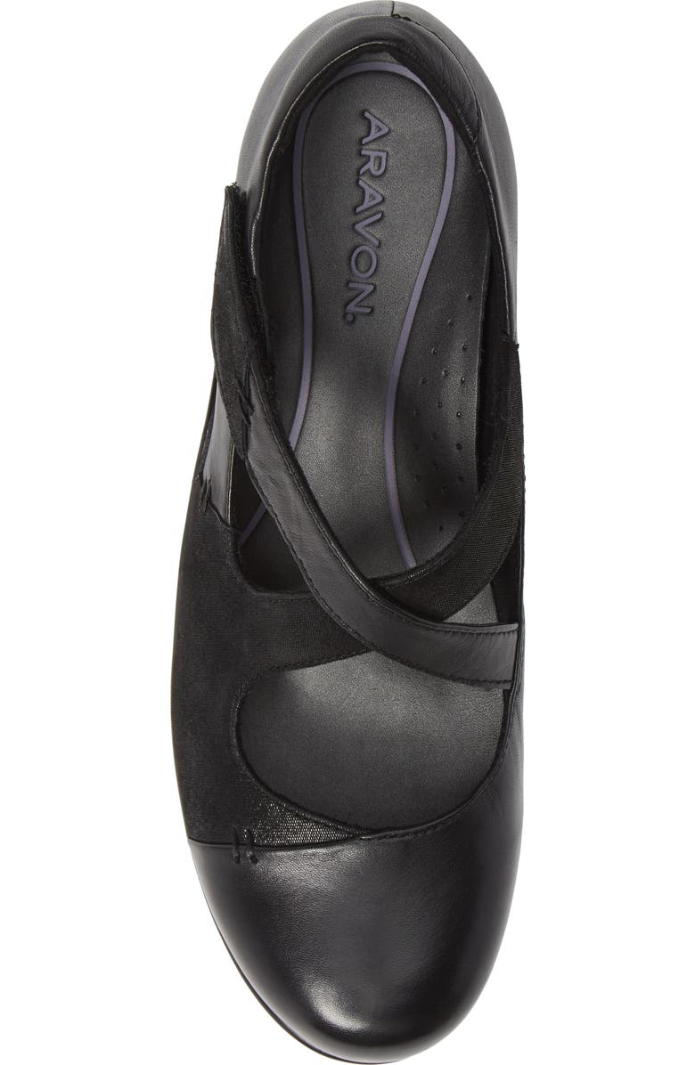 Aravon Kitt Cross Strap Pump, Alternate, color,