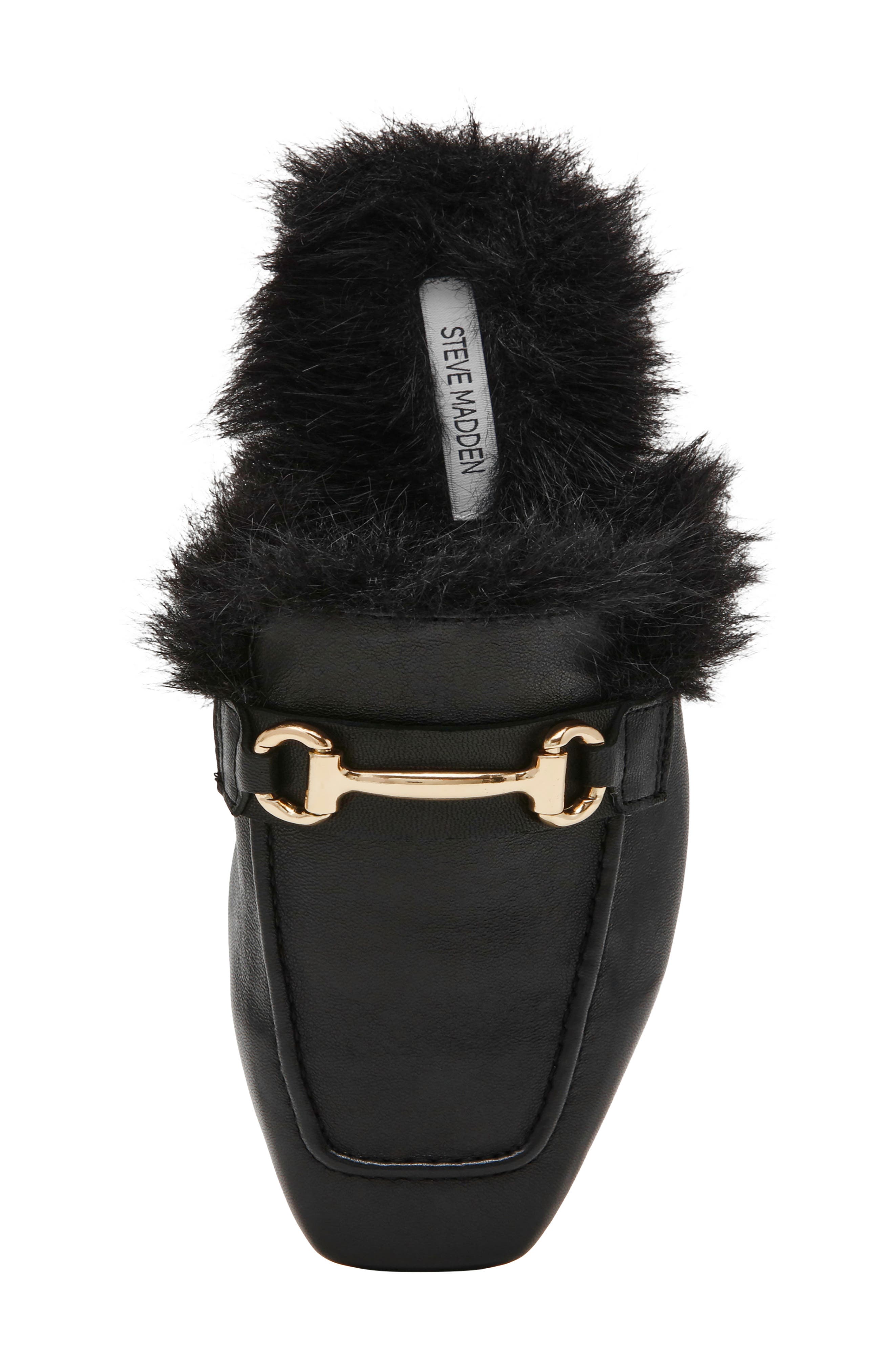 Romeo Leather Mule, Alternate, color, BLACK