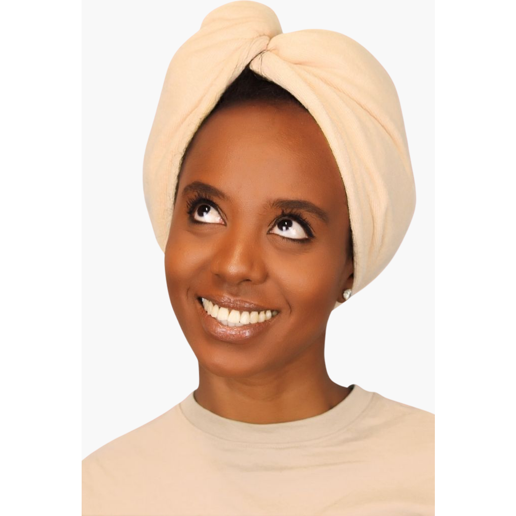 Sleeke Hair Microfiber Hair Wrap In Sand