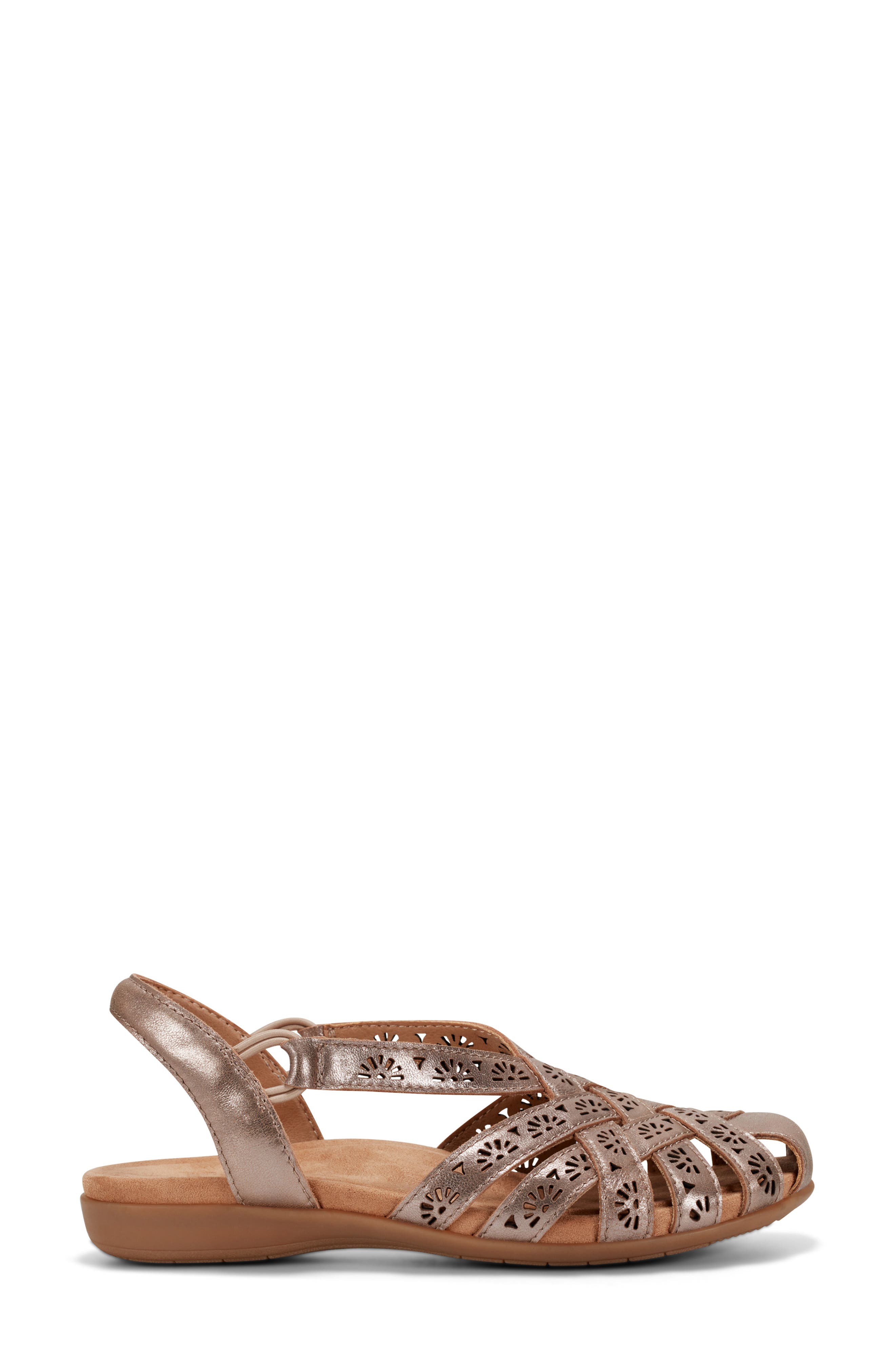 Briel Lasercut Sandal, Alternate, color, CHAMPAGNE
