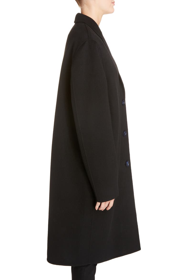 Avalon Wool & Cashmere Coat, Alternate, color, BLACK