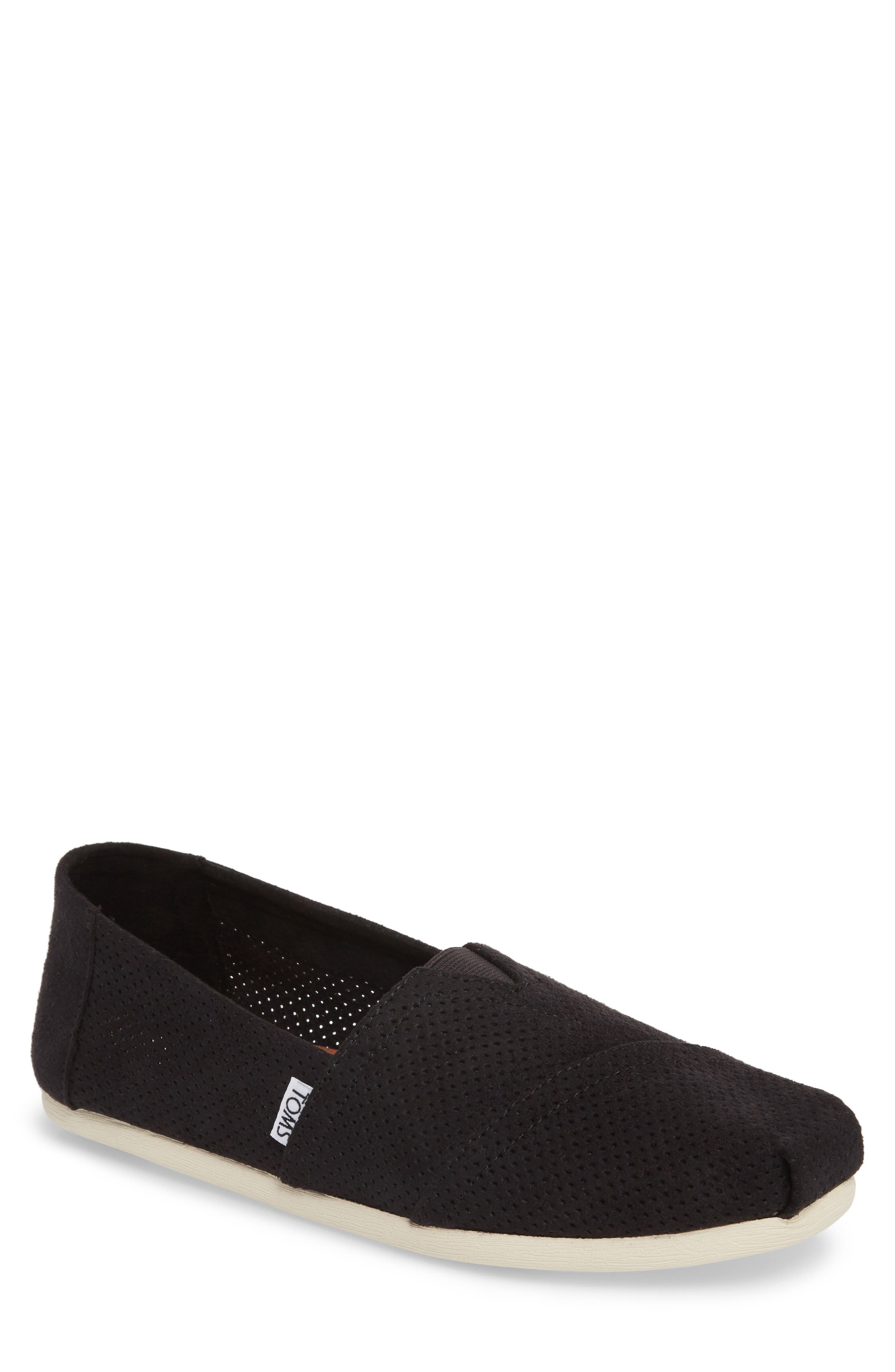 TOMS Alpargata Perforated Slip-On, Main, color, 