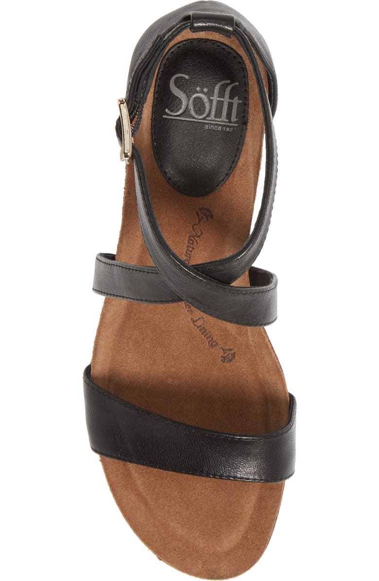 Söfft Valeryn Wedge Sandal, Alternate, color,