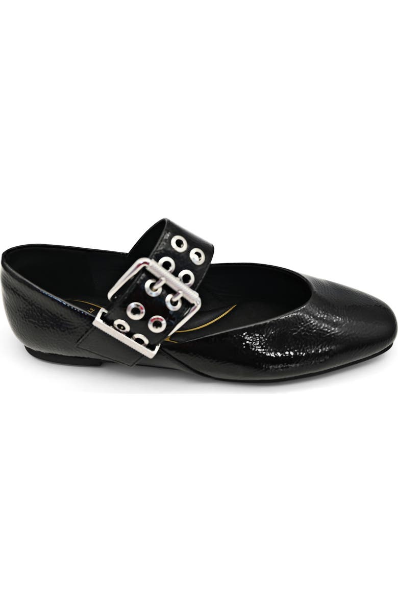 Kenneth Cole Marcella Mary Jane Flat, Alternate, color, Black Patent