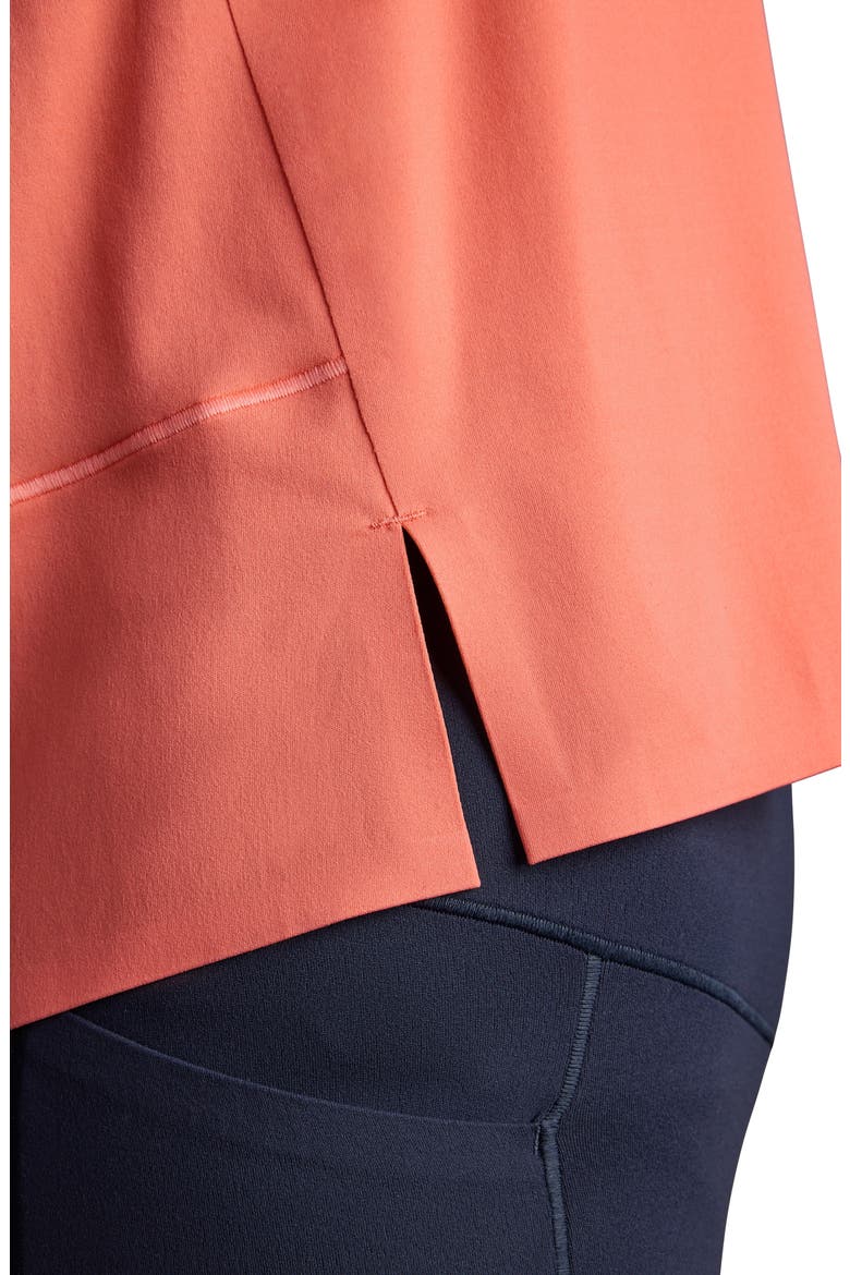 Serene Crop Performance Tank, Alternate, color, CORAL