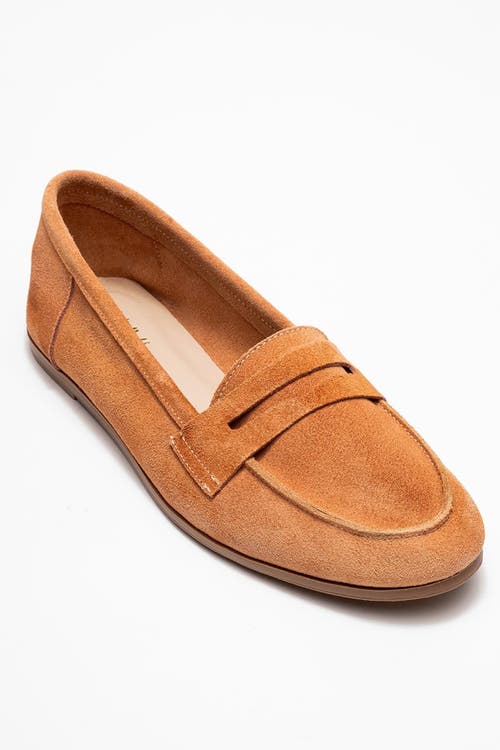 Forever & Always Shoes Dorothy Leather Loafer In Brown